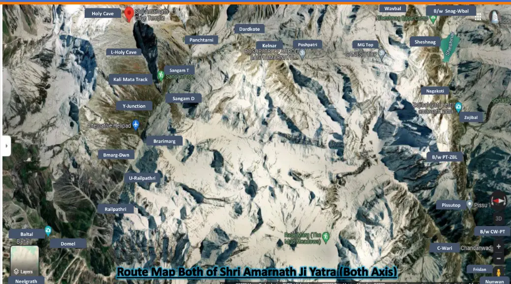 Amarnath Yatra Route