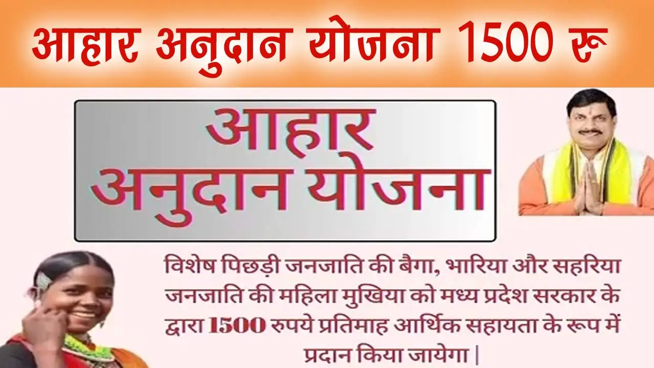 मध्य प्रदेश आहार अनुदान योजना 2024: Aahar Anudan yojana Online Apply