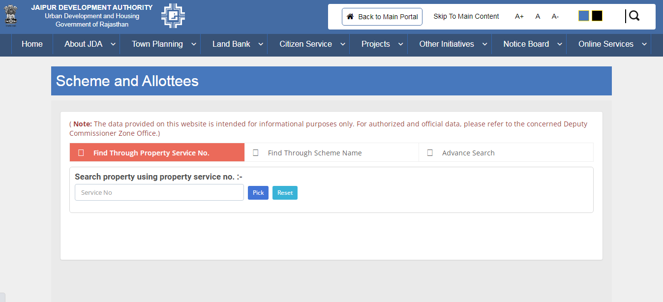 JDA Scheme And Allottee List