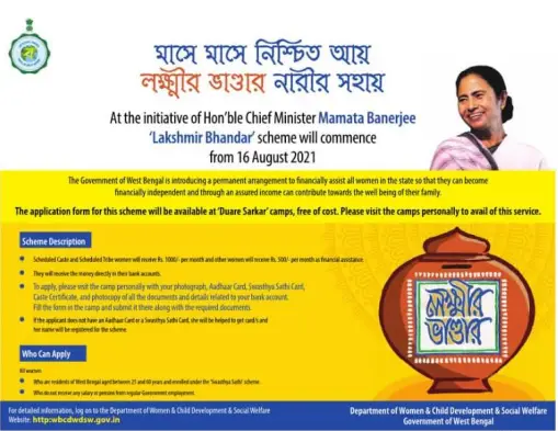 Lakshmir Bhandar Scheme