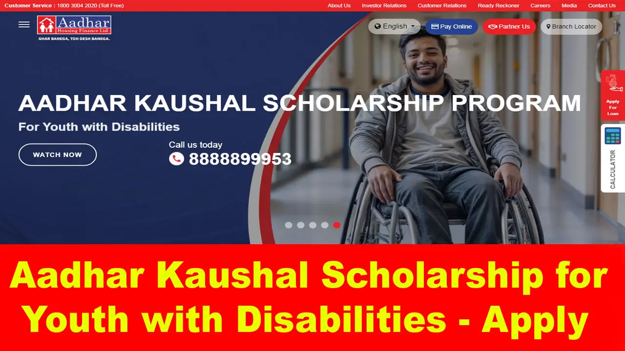 Aadhar Kaushal Scholarship for Youth with Disabilities 2024: How to Apply, Benefits alt=