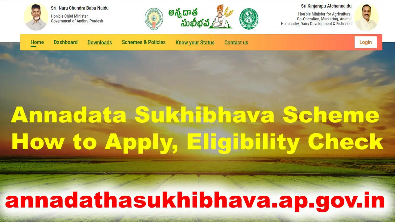 Annadata Sukhibhava Scheme 2024: How to Apply, Eligibility Check alt=