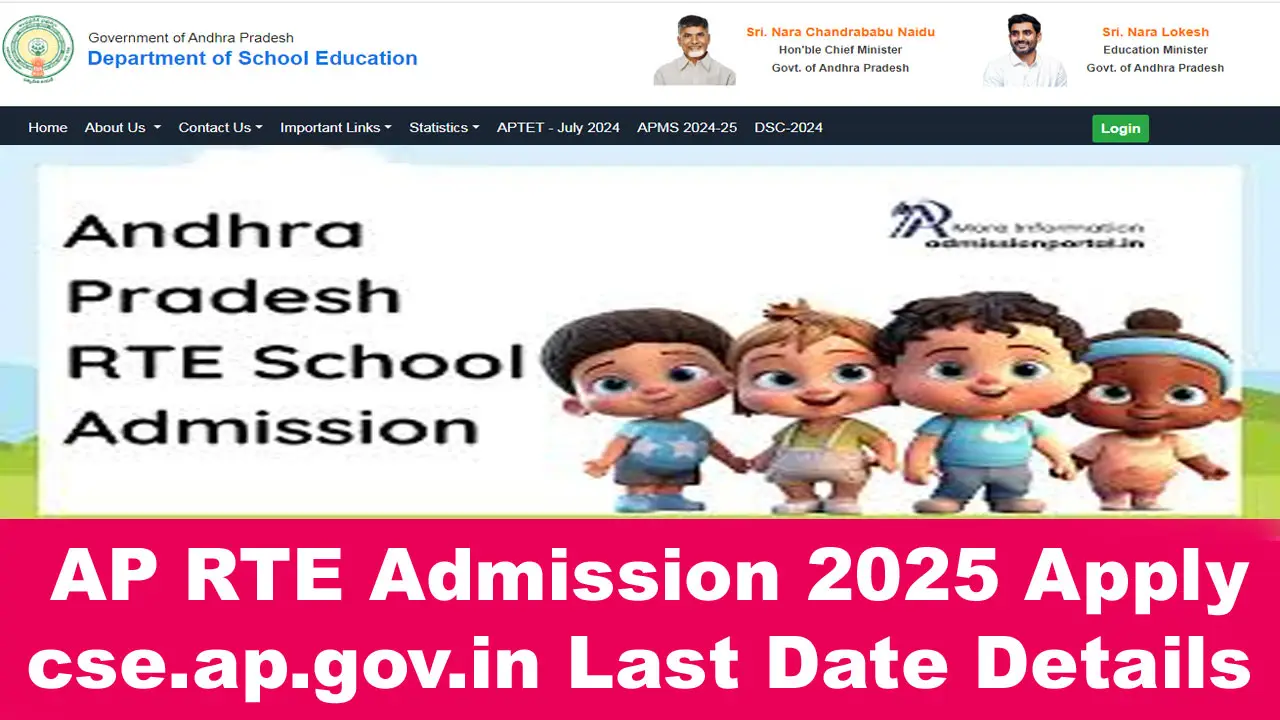 AP RTE Admission 2024-25: Apply Online @ cse.ap.gov.in Last Date & Age Limit Details alt=