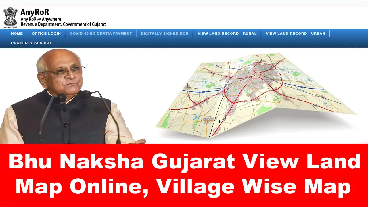 Bhu Naksha Gujarat 2024: View Land Map Online, Village Wise Map alt=