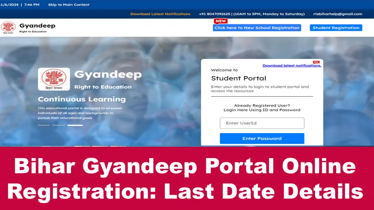 Bihar Gyandeep Portal 2024: ऑनलाइन रजिस्ट्रेशन @ gyandeep-rte.bihar.gov.in Admission alt=