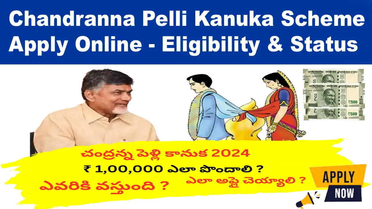 Chandranna Pelli Kanuka Scheme 2024: Apply Online, Eligibility & Status Check alt=