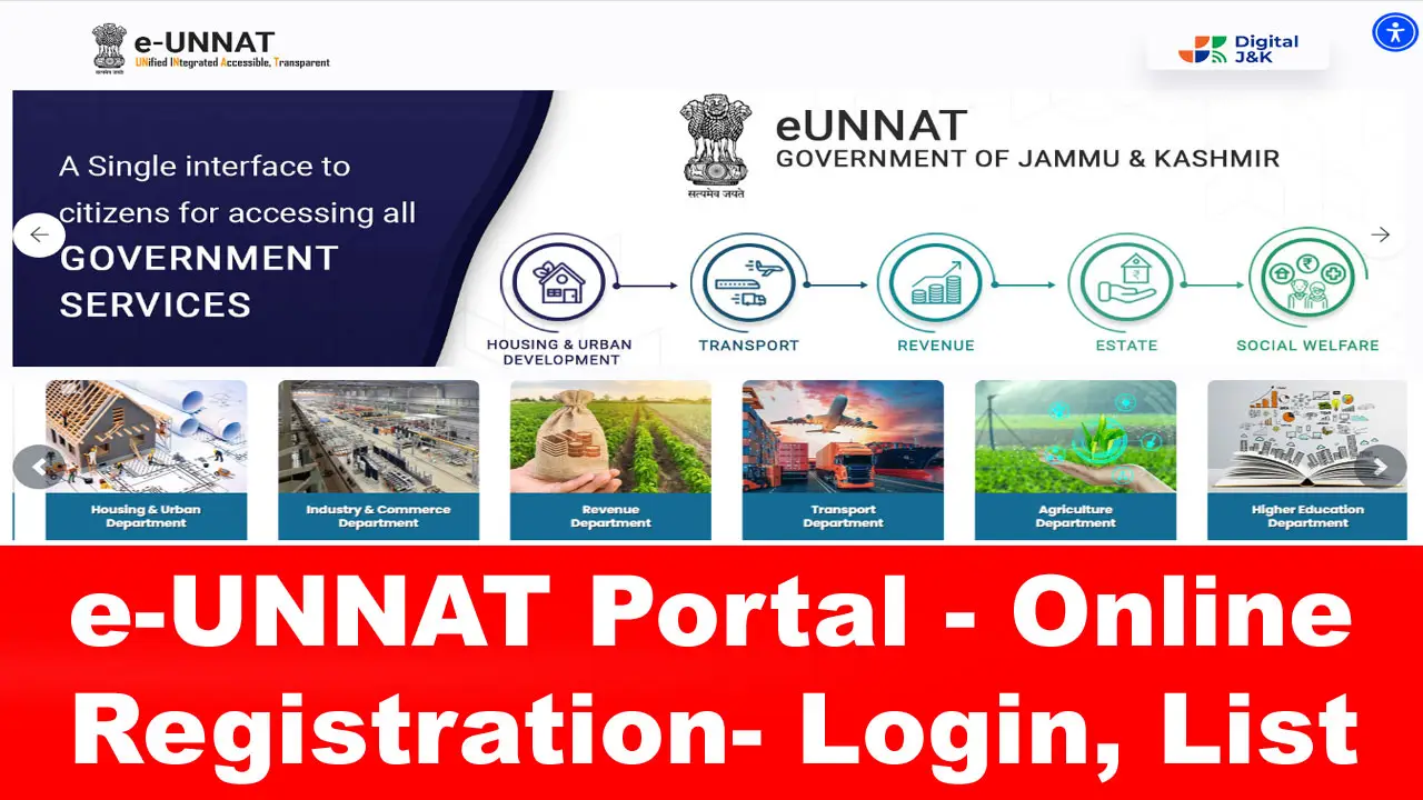 e-UNNAT Portal: Online Registration & Login, Benefits, List of Services alt=