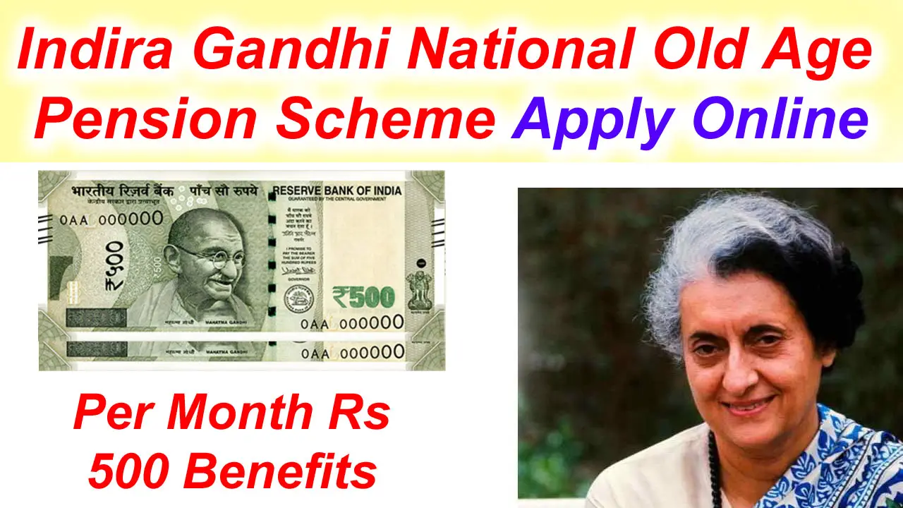 Indira Gandhi National Old Age Pension Scheme Apply Online & Status Check alt=