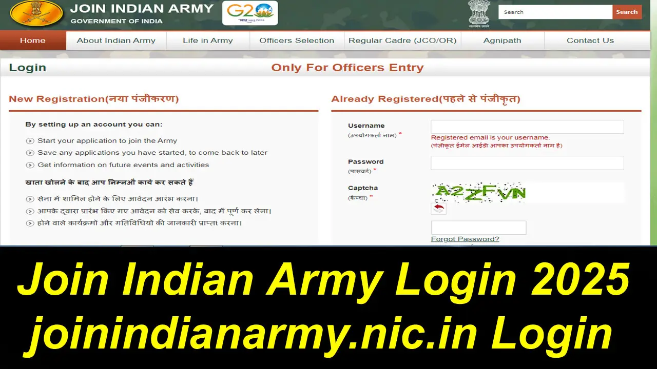 Join Indian Army Login 2024: Registration, joinindianarmy.nic.in Login & Rally Notification alt=