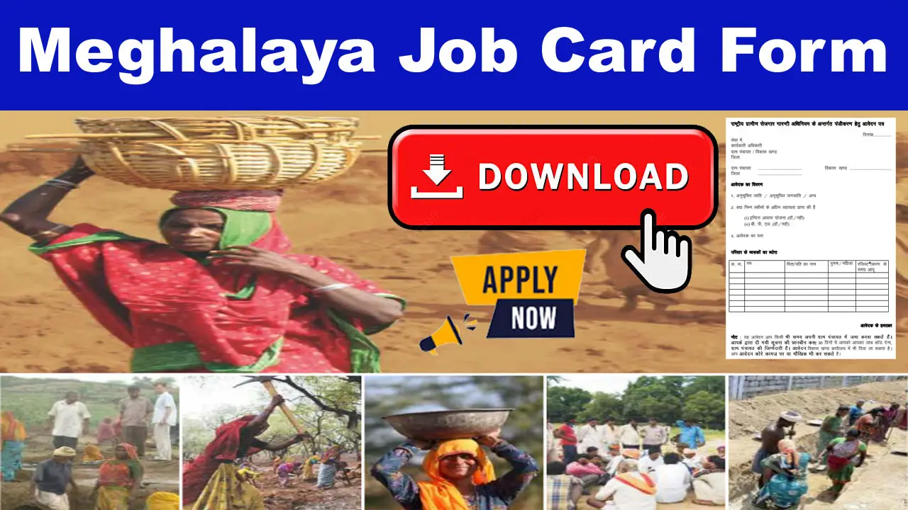 Meghalaya NREGA Job Card Application Form PDF Download alt=