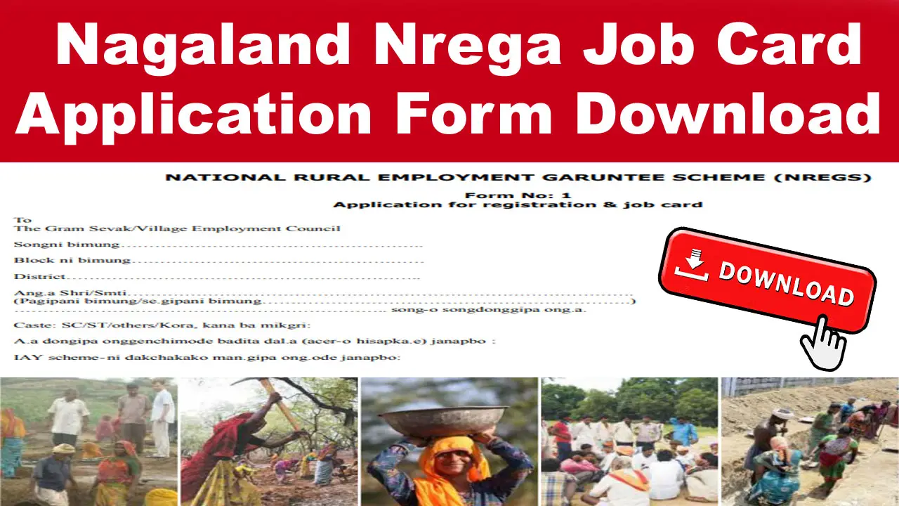 Nagaland Nrega Job Card Application Form PDF Download alt=