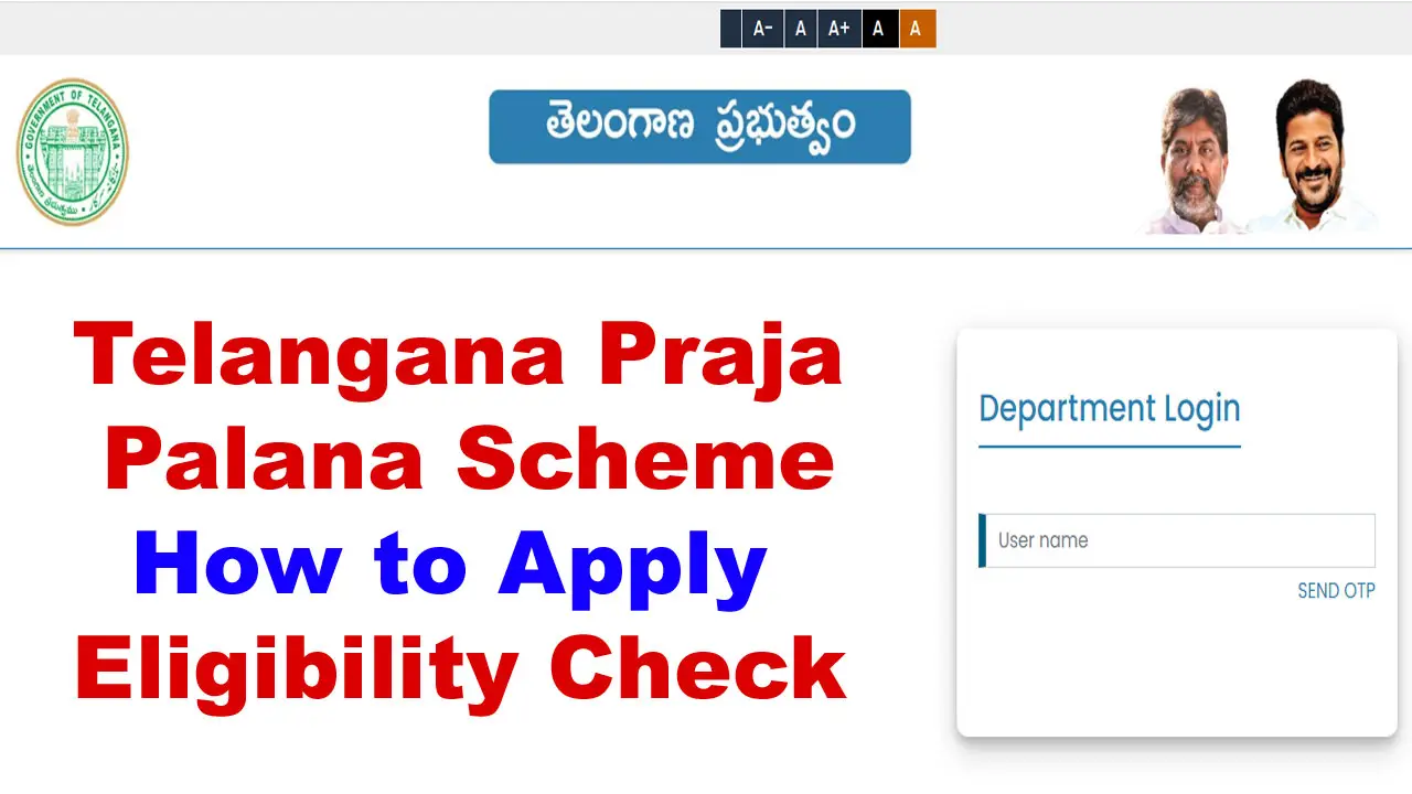 Telangana Praja Palana Scheme 2024: How to Apply, Eligibility Check alt=