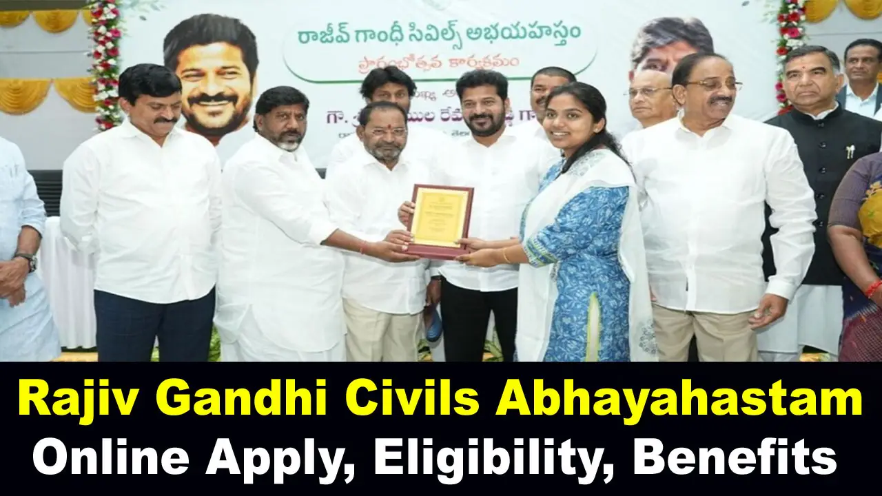 Rajiv Gandhi Civils Abhayahastam 2024: Online Apply, Check Eligibility, Benefits alt=