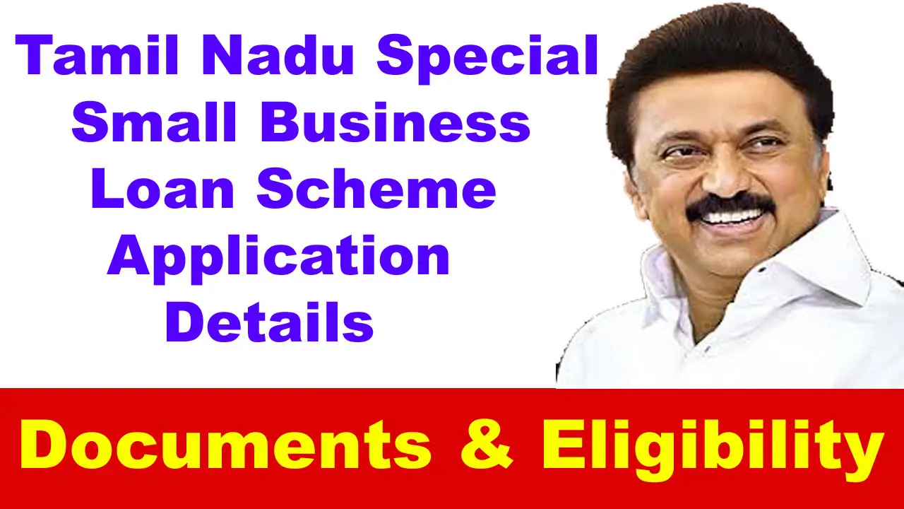 tamil nadu special small business loan scheme