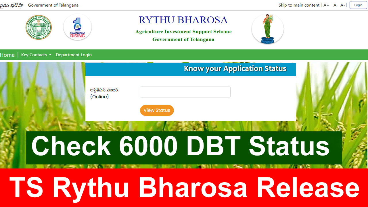 Telangana Rythu Bharosa Release Date 2025: Check Payment Status