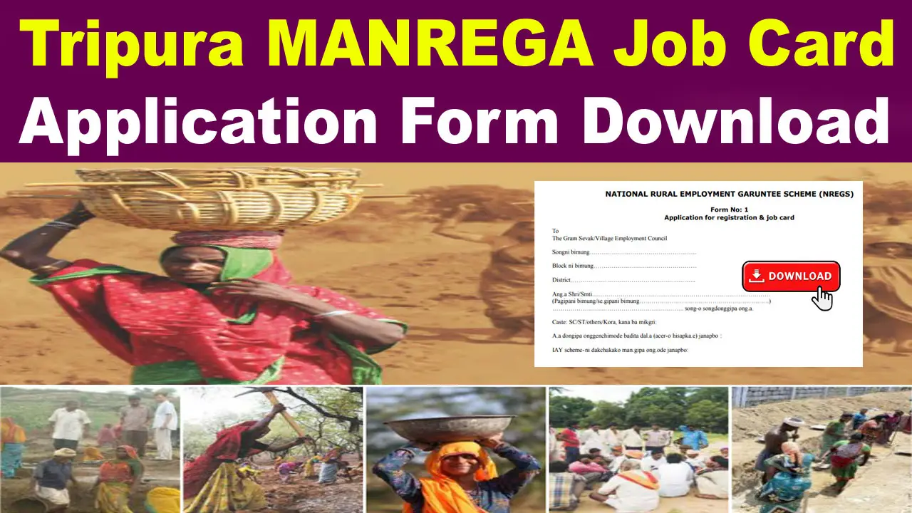 Tripura MGNREGA 2025: Tripura NREGA Job Card Application Form PDF Download alt=